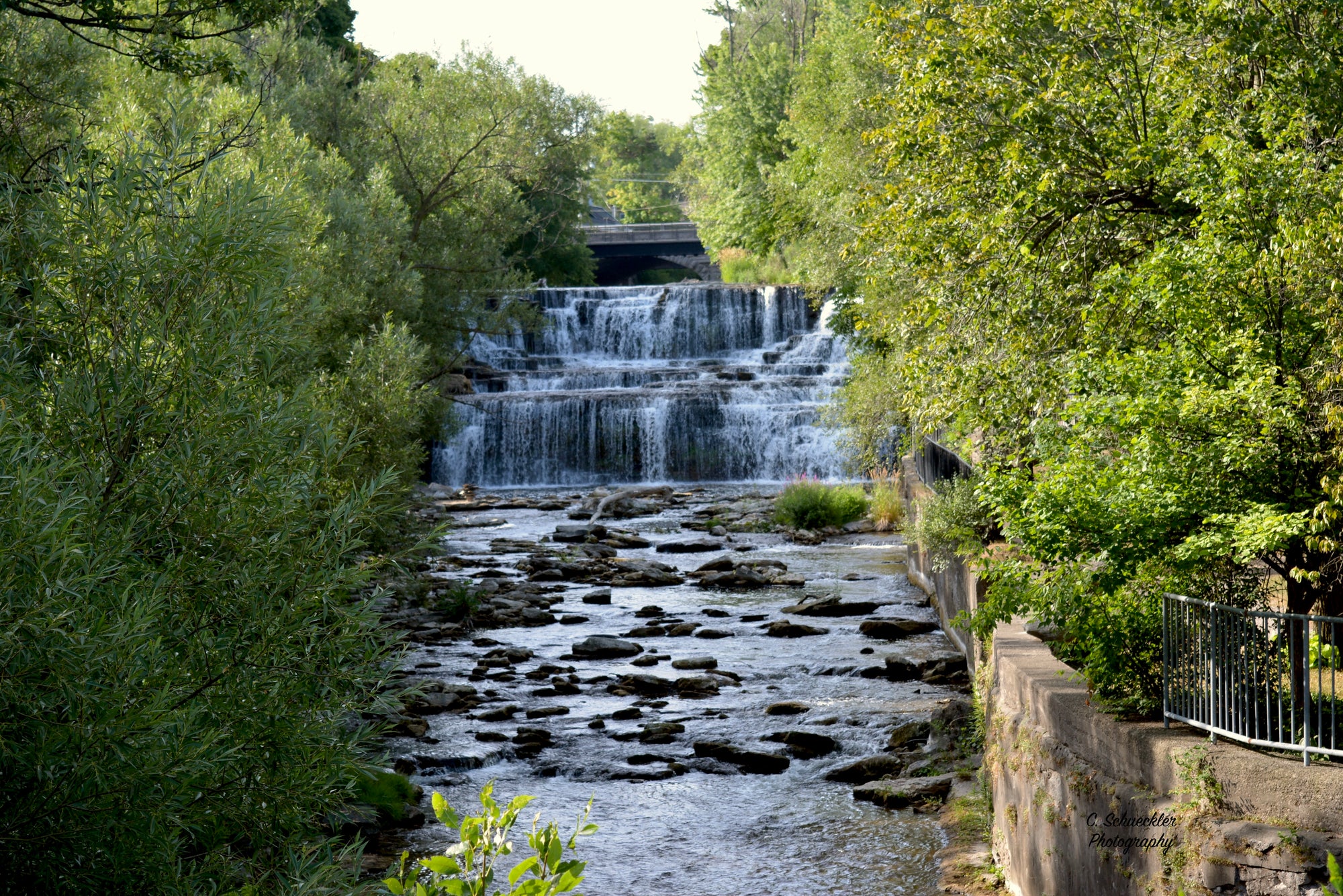 Williamsville - Glen Falls from bridge