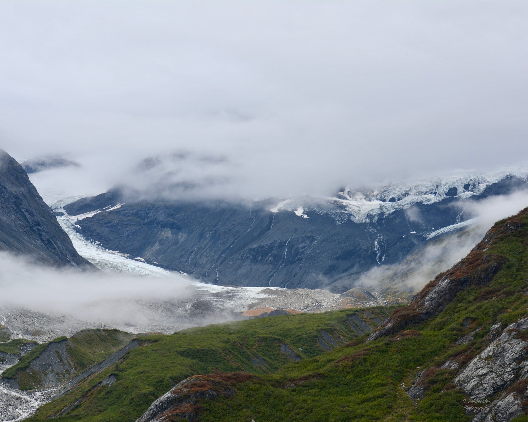 Alaska - Cloudy Glacier