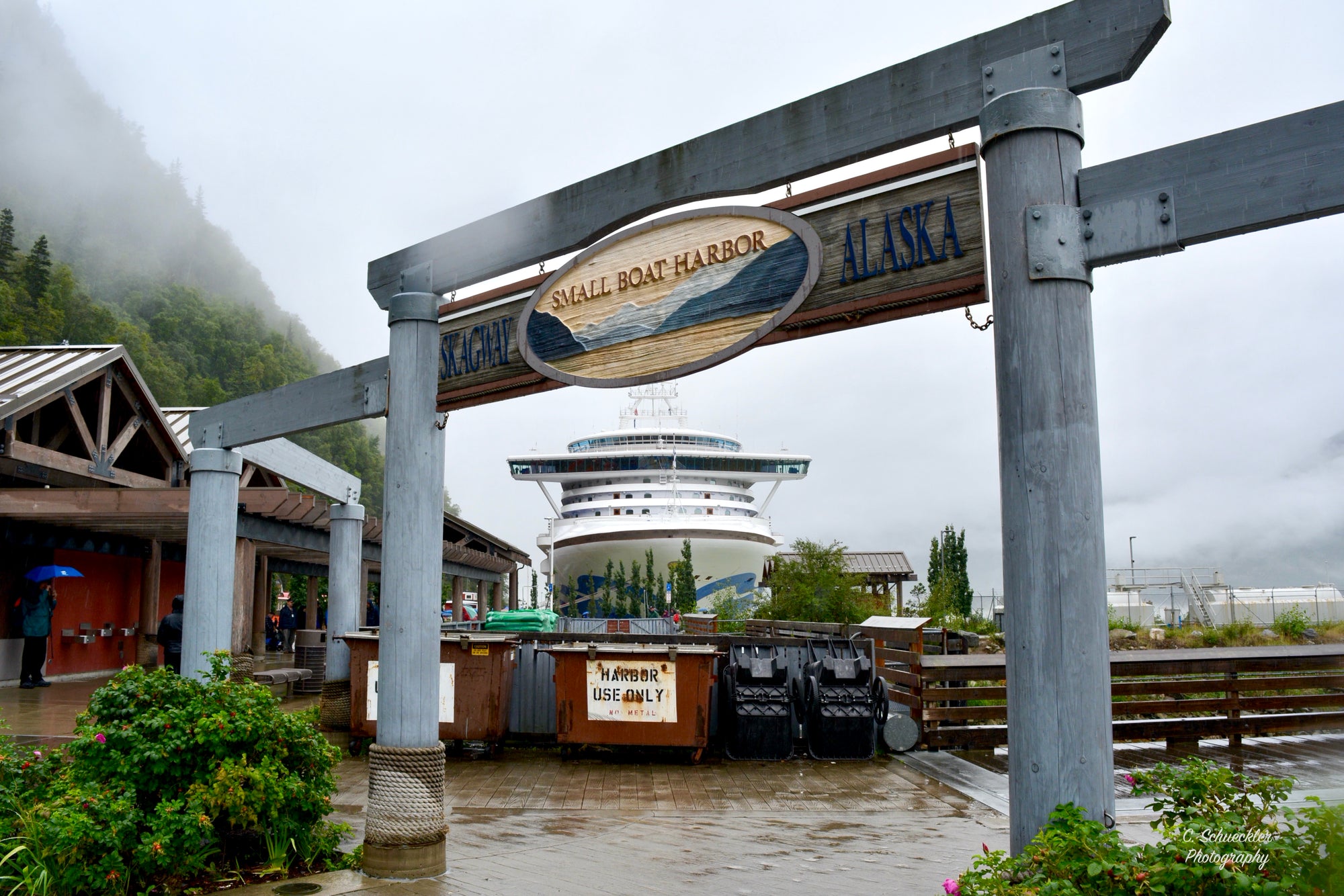 Alaska - Ship in Harbor