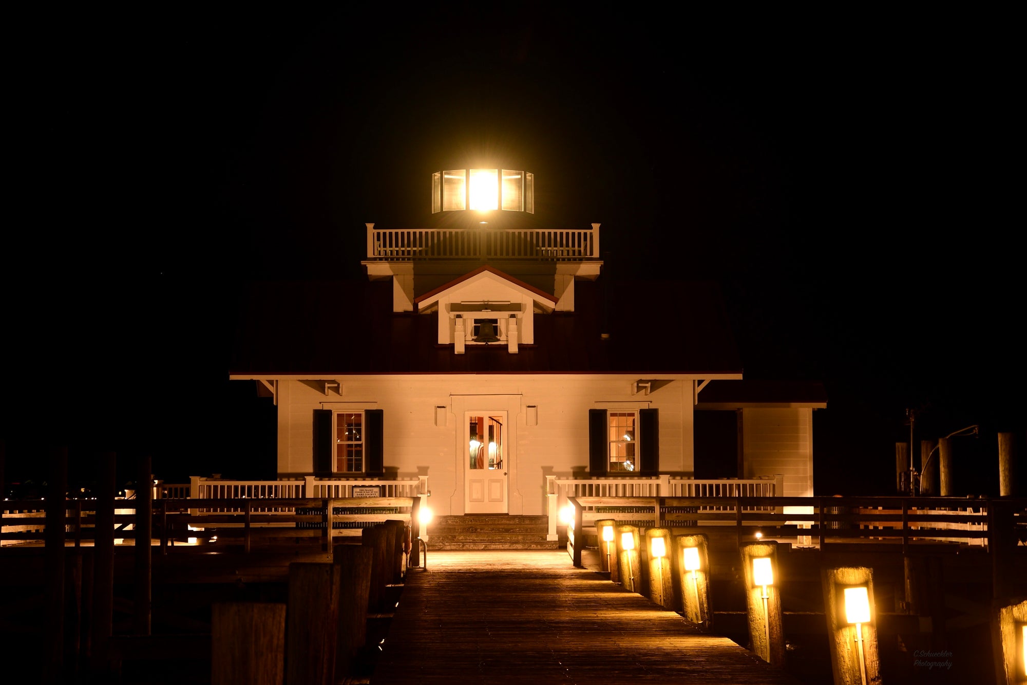 OBX - Roanoke Marshes Lighthouse - Night